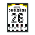 LASK Doublesieger Poster – 0:3 bei Austria, schwarzer Rahmen
