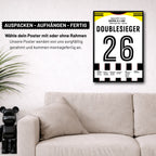 Poster kommt fertig gerahmt und montagefertig an