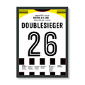 LASK Doublesieger Poster – 0:3 bei Austria, schwarzer Rahmen