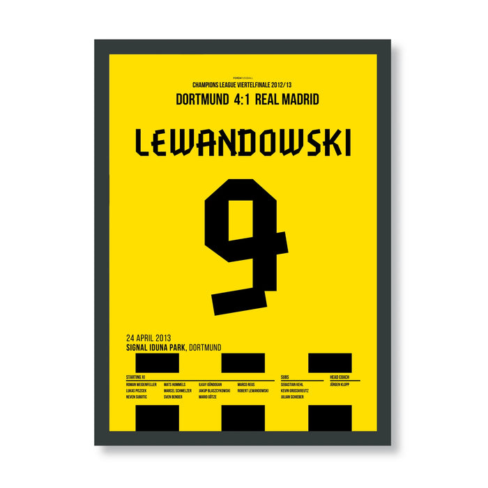 Lewandowski´s historischer Viererpack gegen Real Madrid
