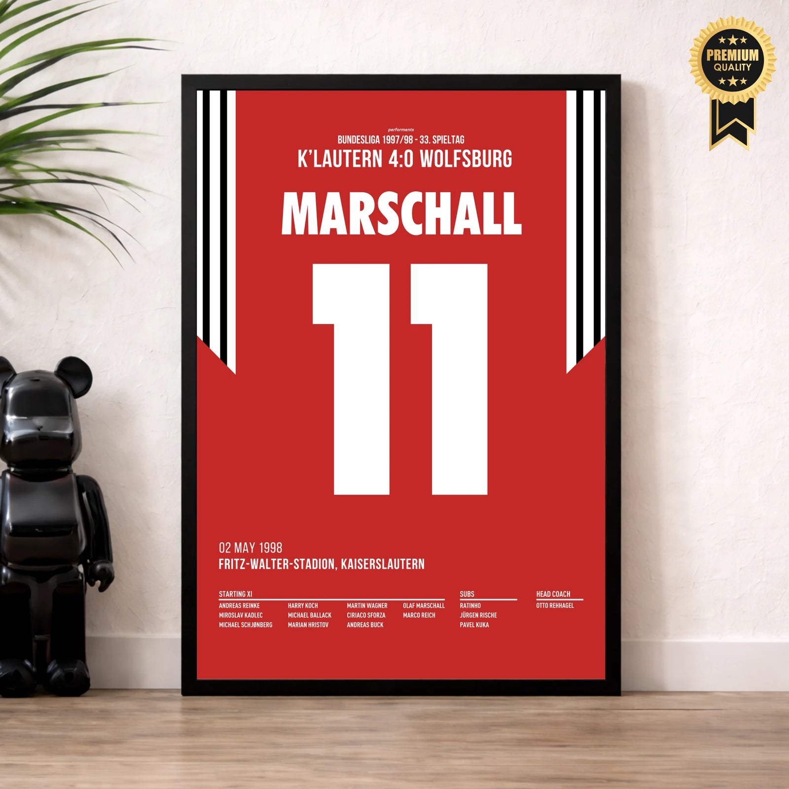 Marschall 11 Poster im Wohnzimmer