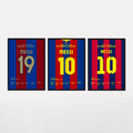 Messi Golazo Bundle Fußball Poster mit Rahmen