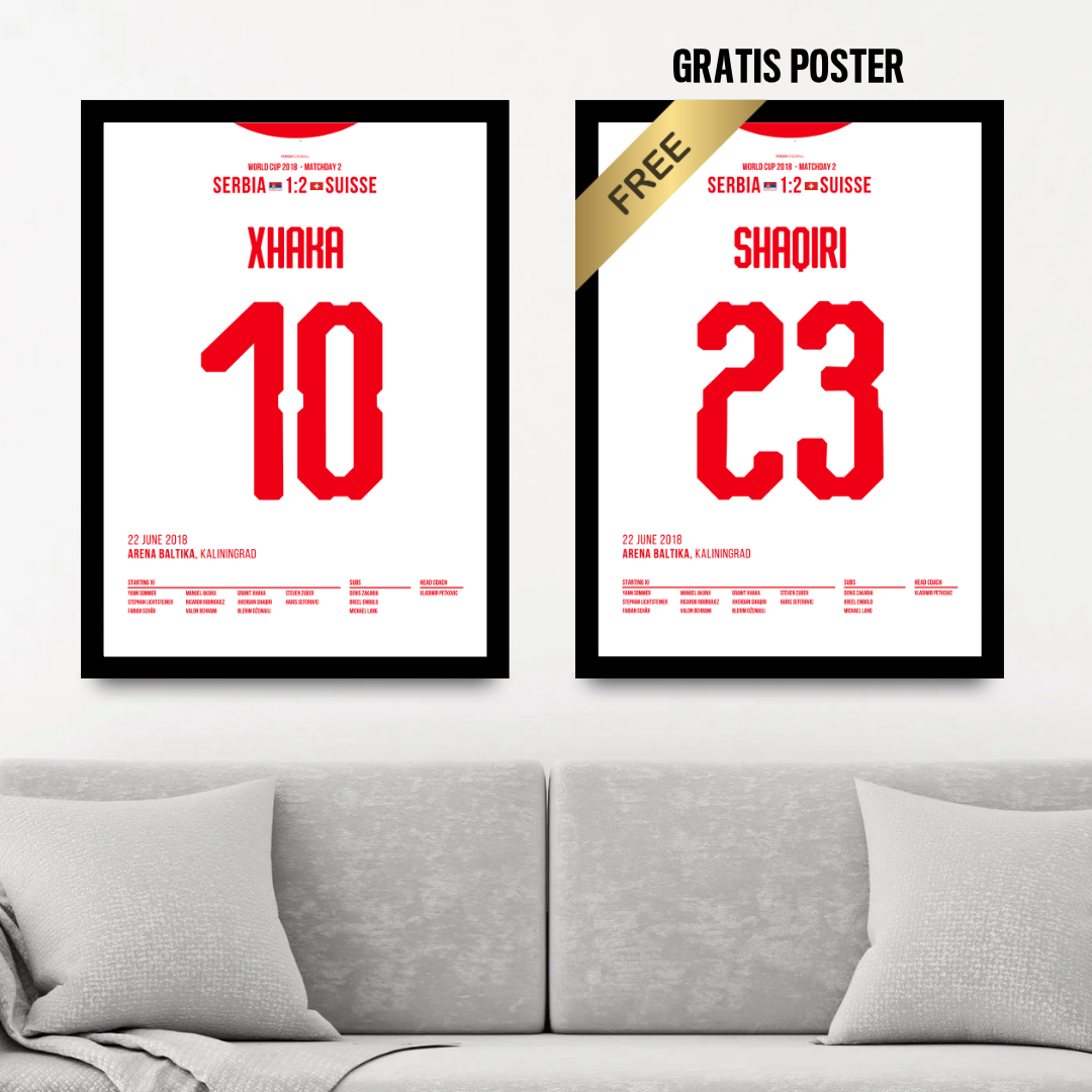 Xhaka X Shaqiri 1+1 Set