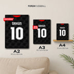 Orkun Kökcü Besiktas Poster in A2, A3 und A4