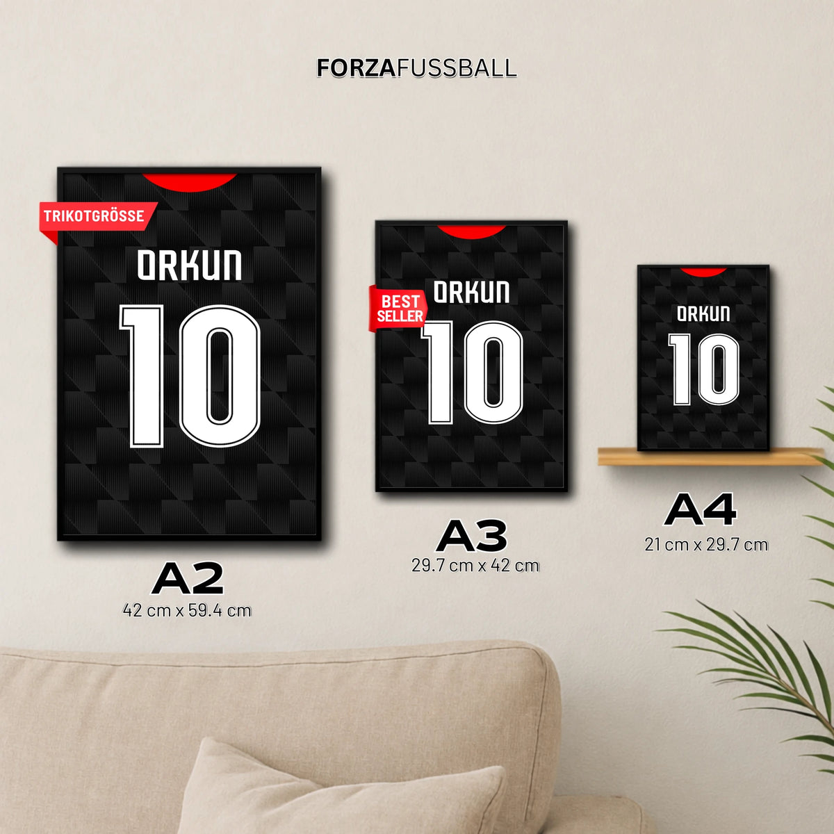 Orkun Kökcü Besiktas Poster in A2, A3 und A4