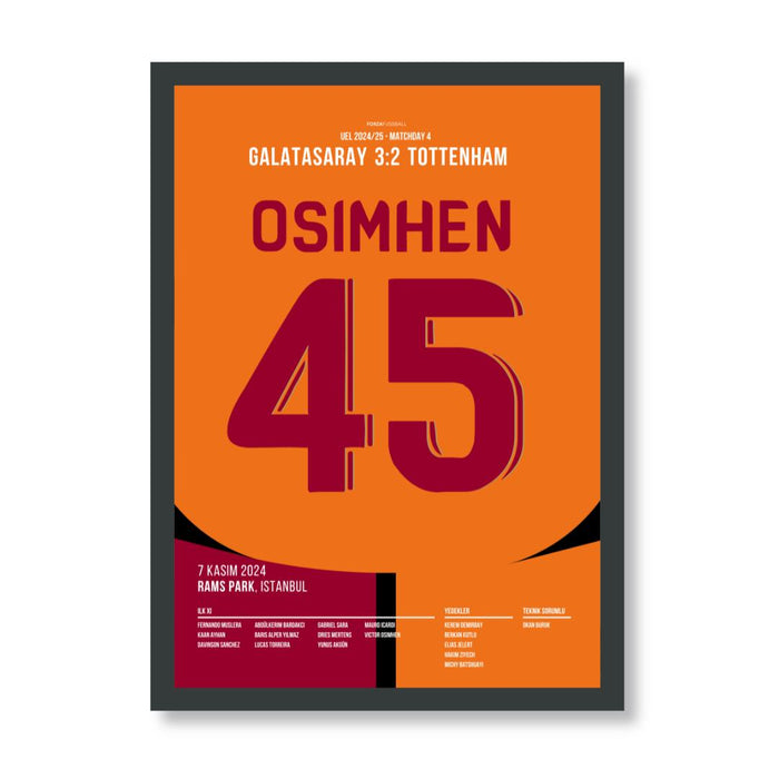 Osimhen's Brace Against Tottenham