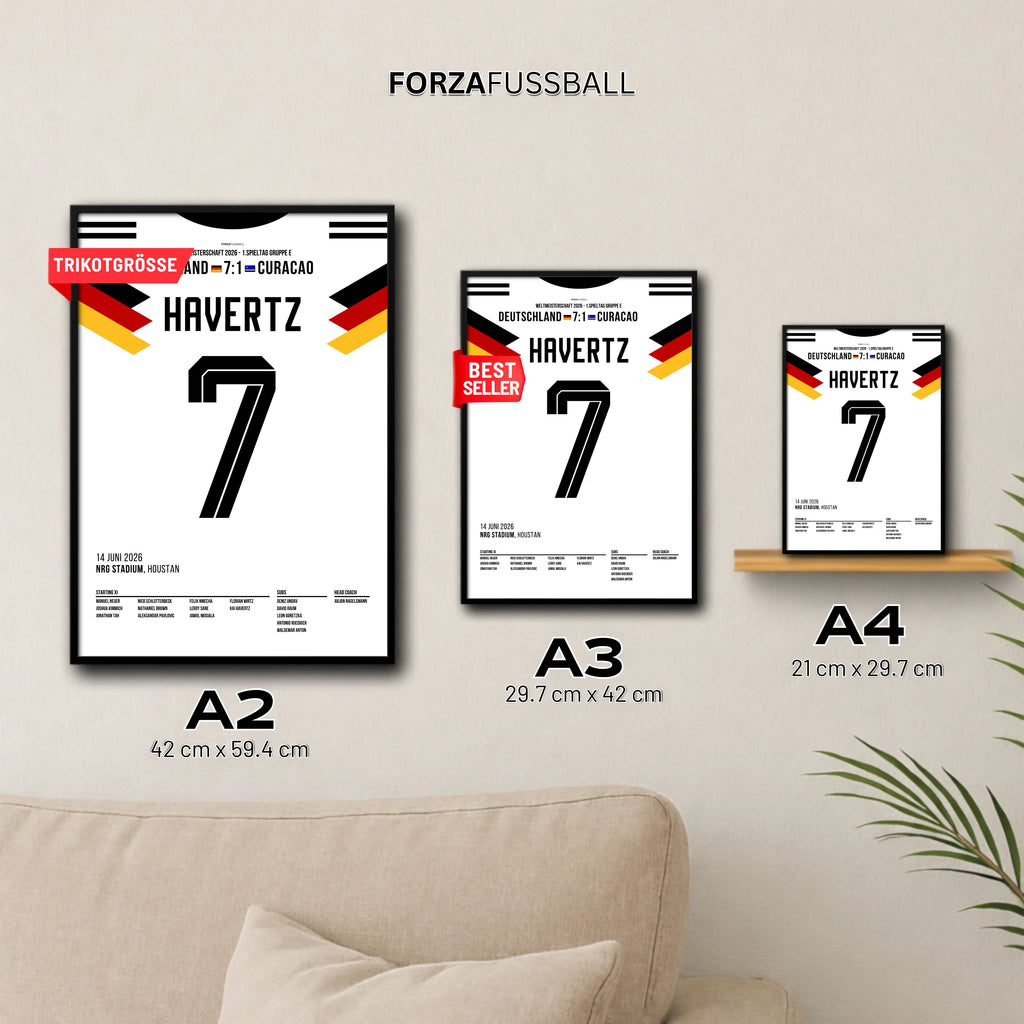 Deutschland 7:1 WM - 1+1 Set
