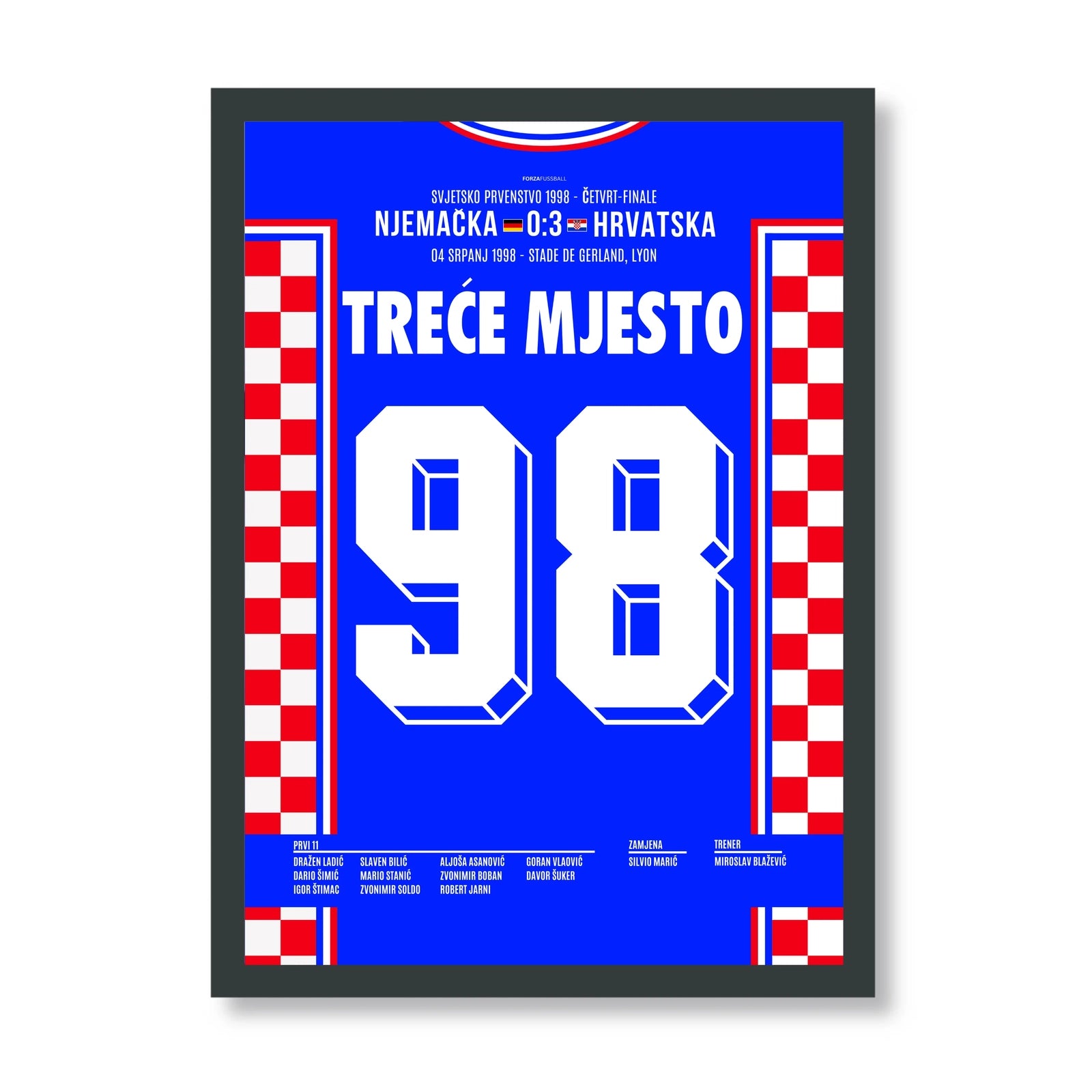 Kroatien wird Dritter bei der WM 1998 in Frankreich