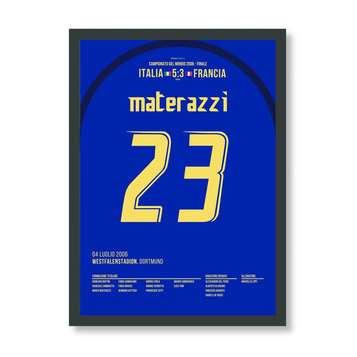Materazzi heads Italy to 2006 World Cup title