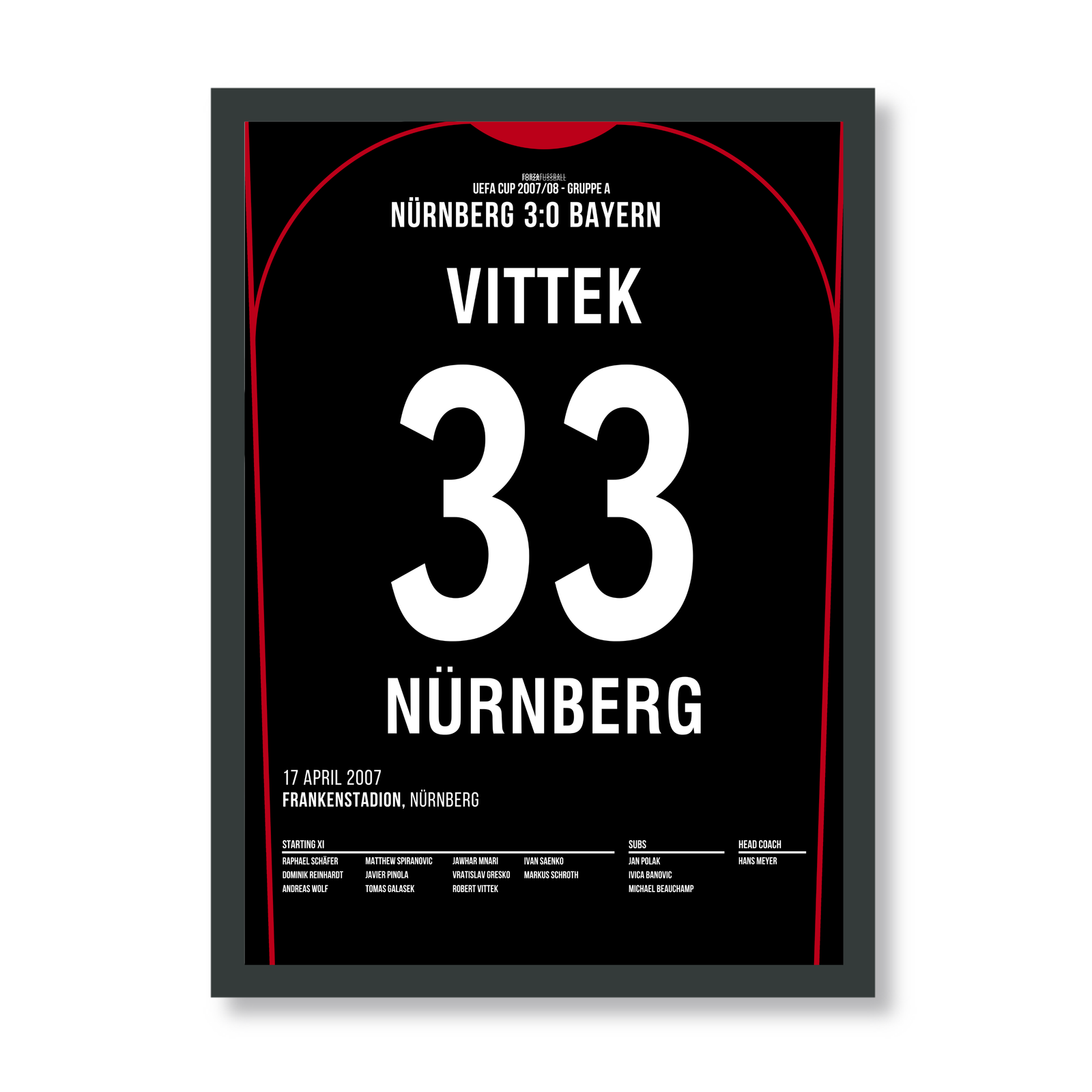 Robert Vittek war dabei! FCN 3 - Bayern 0