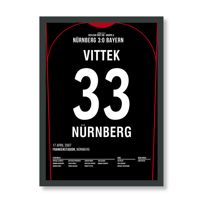 Robert Vittek was there! FCN 3 - Bayern 0