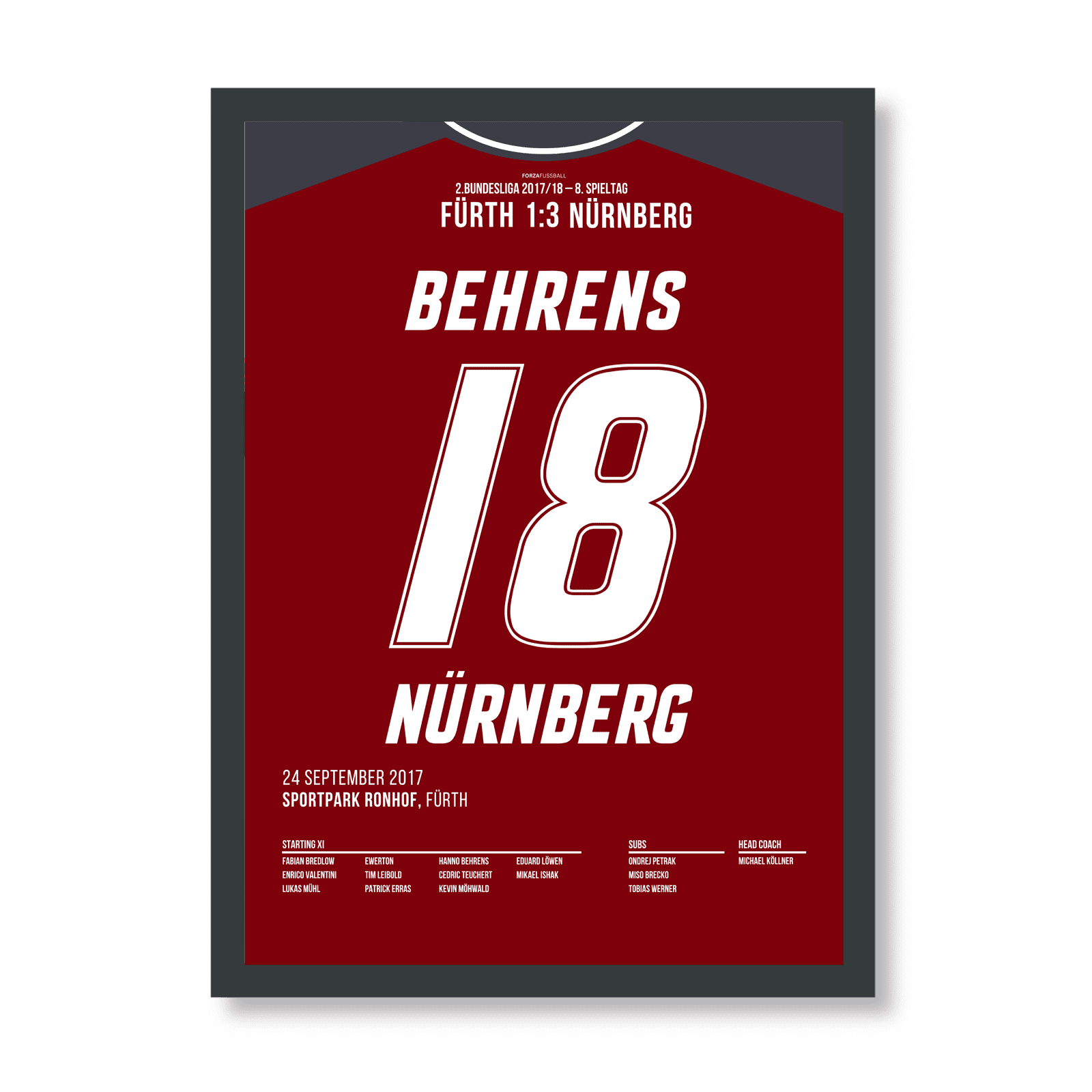 Hanno Behrens besiegelt den Derbysieg in Fürth