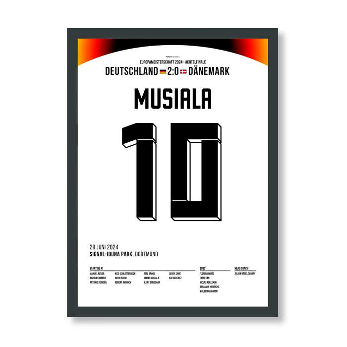 Jamal Musiala sends Germany into European Championship quarter-finals