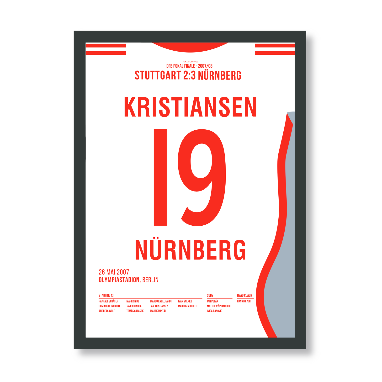 Jan Kristiansen mit dem Traumtor zum DFB Pokalsieg 2007