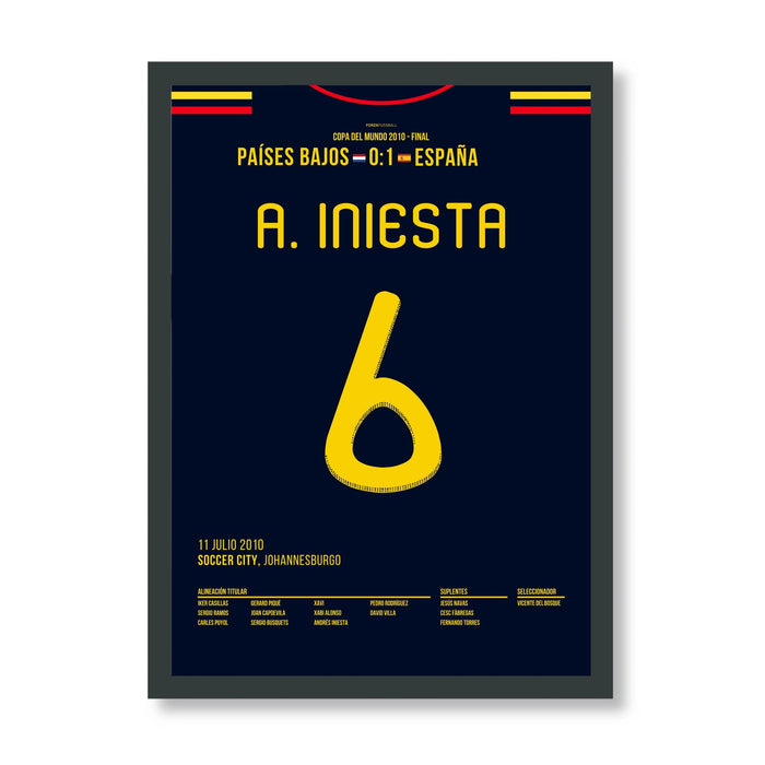 Don Andres Iniesta shoots Spain to 2010 World Cup title