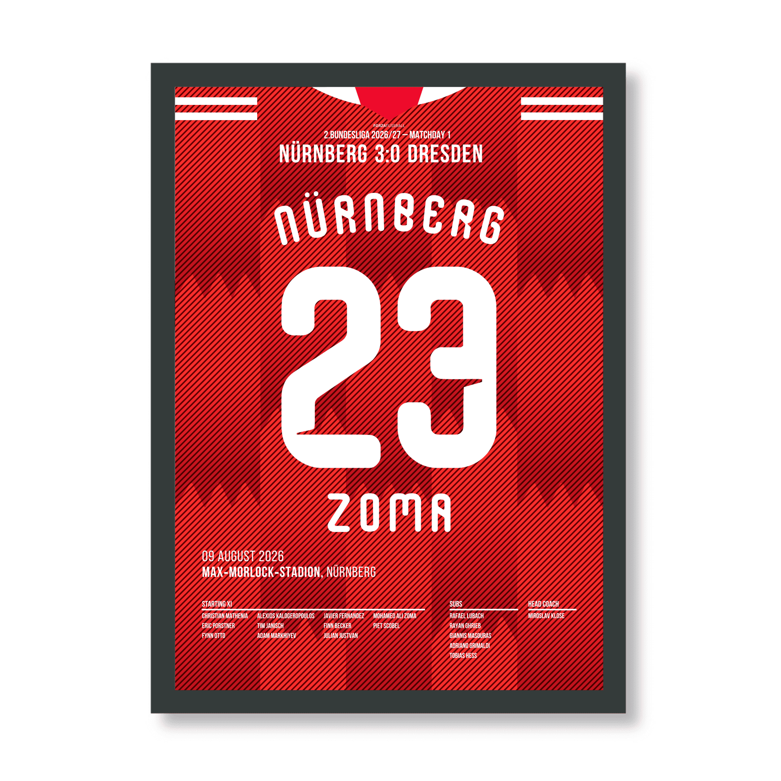 Zoma führt Nürnberg per Hattrick zum Auftaktsieg