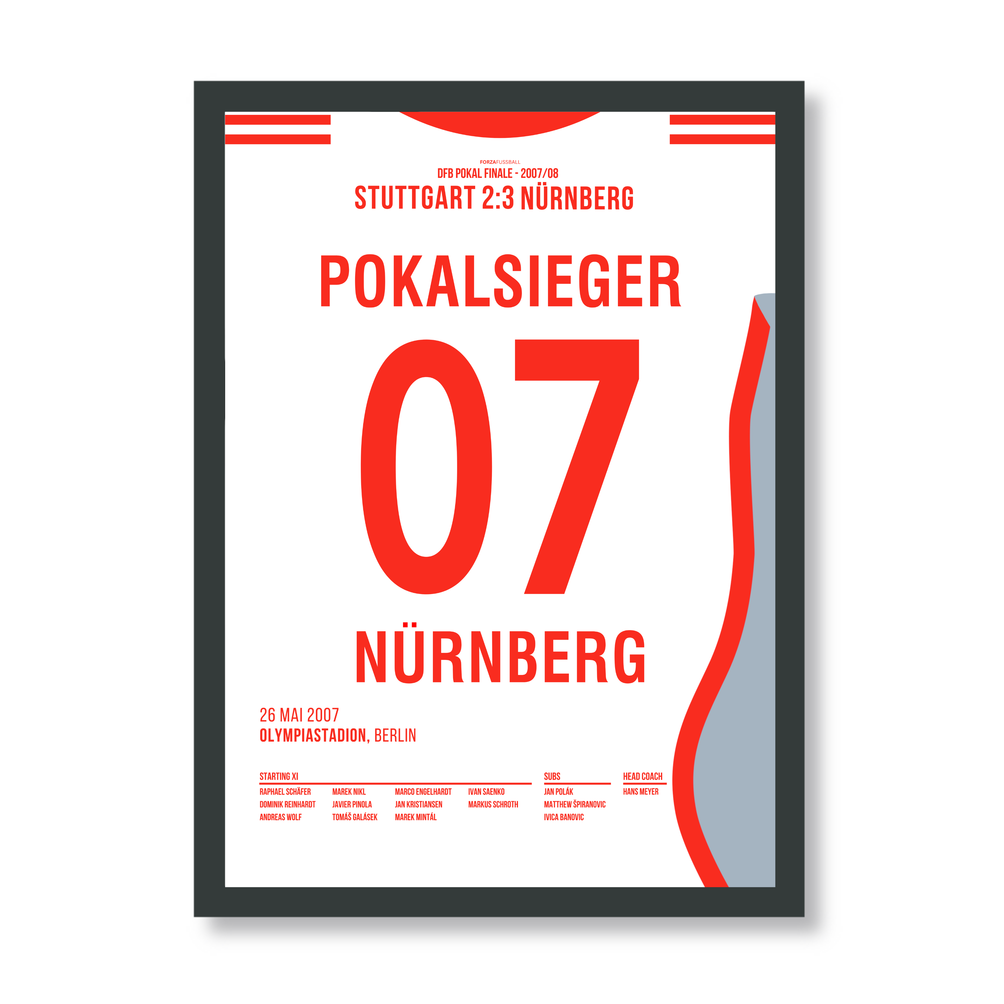 Nürnberg gewinnt den DFB Pokal 2007
