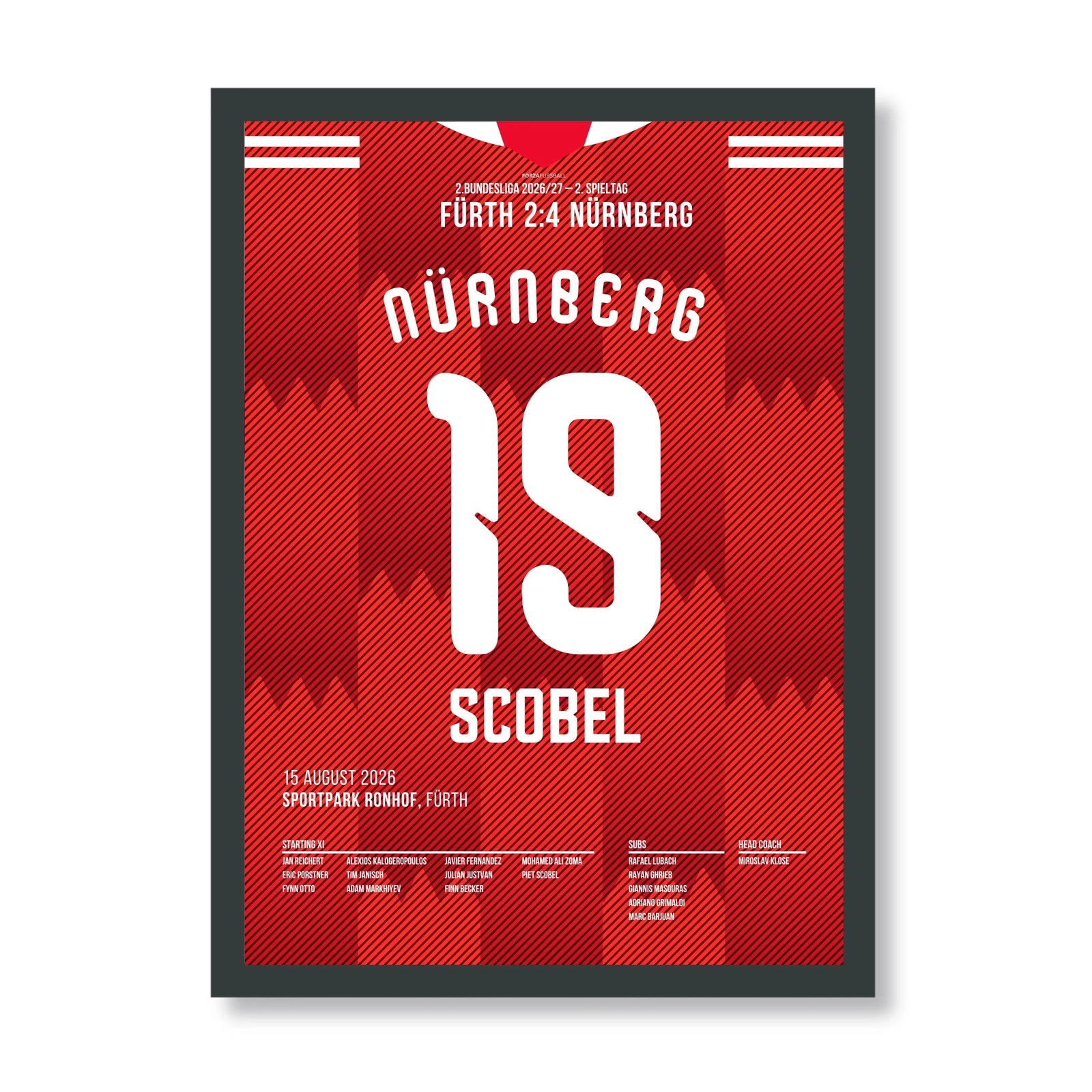 Piet Scobel trifft doppelt beim Derbysieg in Fürth