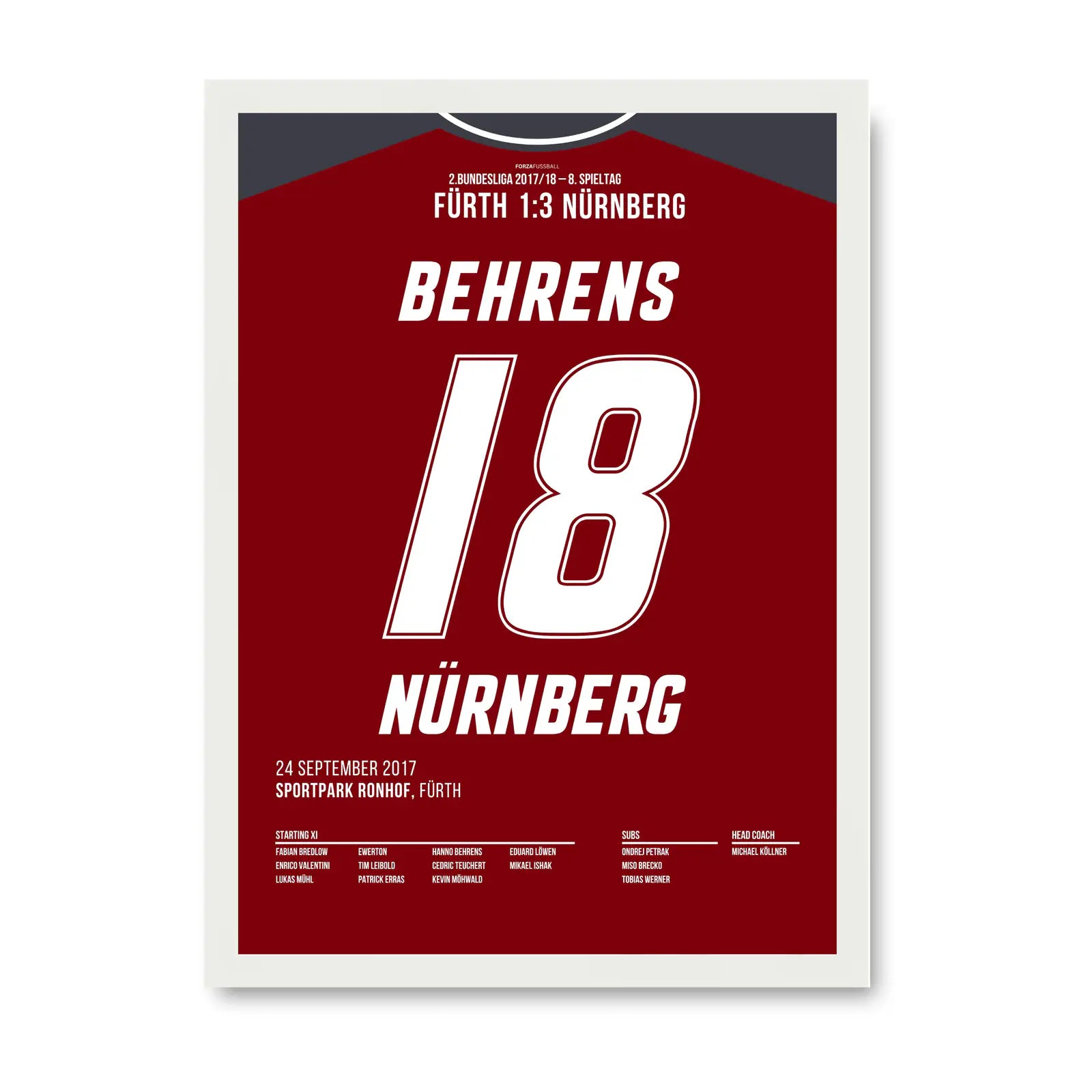 Hanno Behrens besiegelt den Derbysieg in Fürth