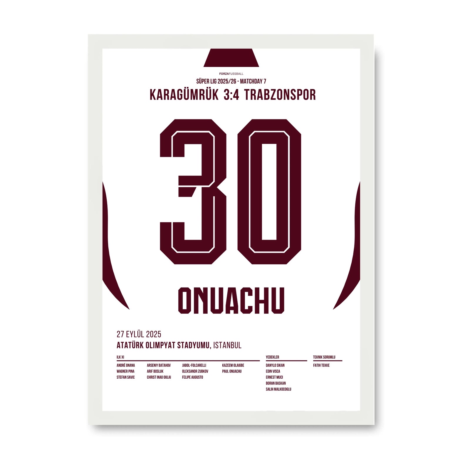 Onuachu's Fallrückzieher beim 4:3 Sieg vs Karagümrük