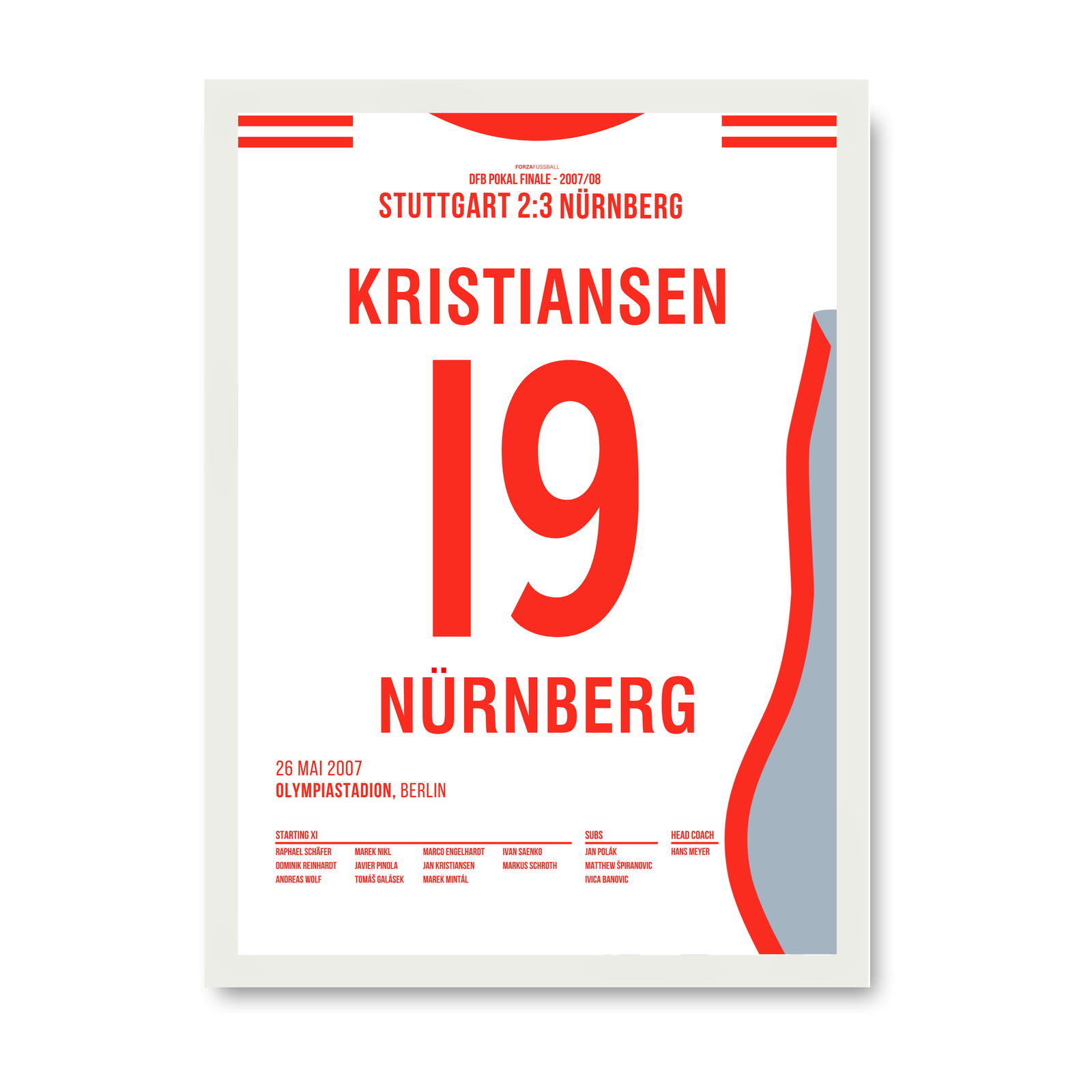 Jan Kristiansen mit dem Traumtor zum DFB Pokalsieg 2007