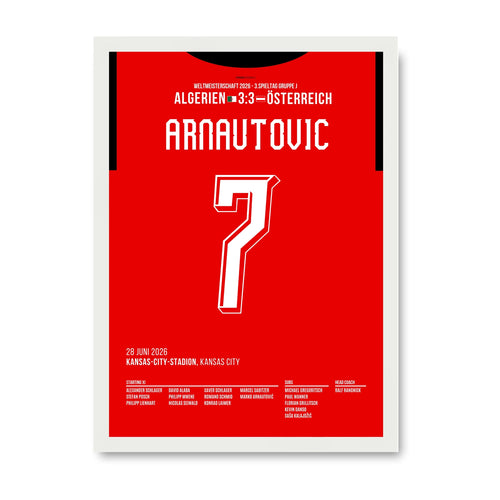 Marko Arnautovic eröffnet das Torfestival Algerien
