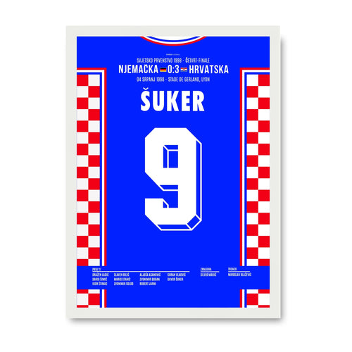Suker und Kroatien besiegen Deutschland mit 3:0 bei der WM 98