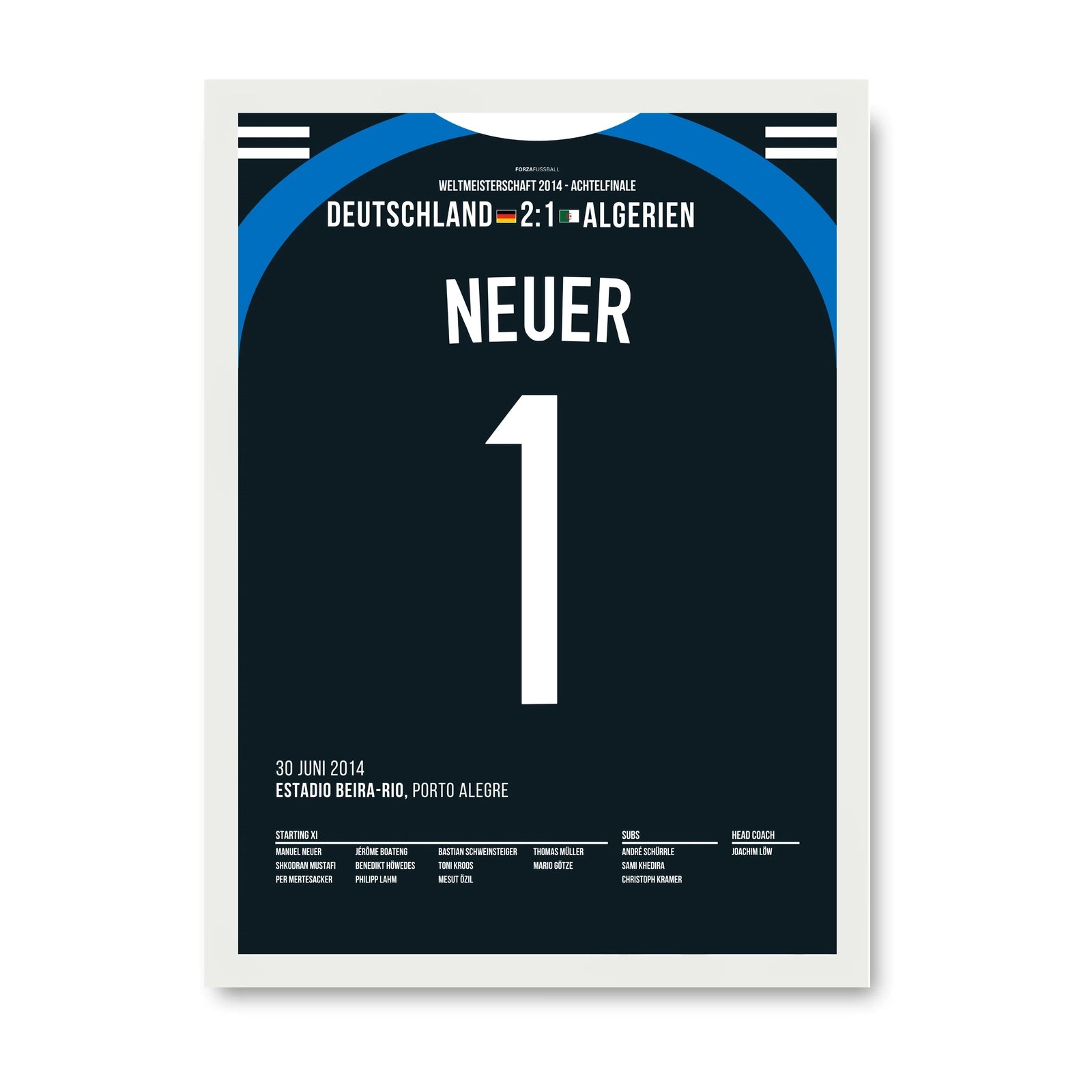Neuer revolutioniert das Torwartspiel gegen Algerien 2014