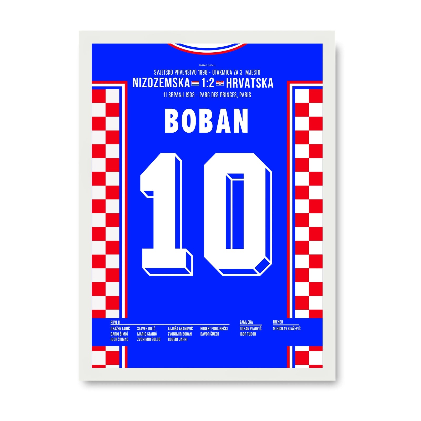 Boban führt Kroatien zu Platz 3 bei der WM 1998