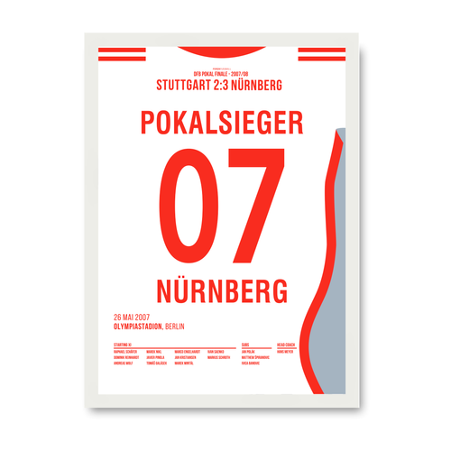 Nürnberg gewinnt den DFB Pokal 2007