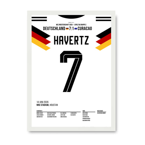 Havertz' Lupfer setzt den Schlusspunkt beim 7:1 gegen Curacao