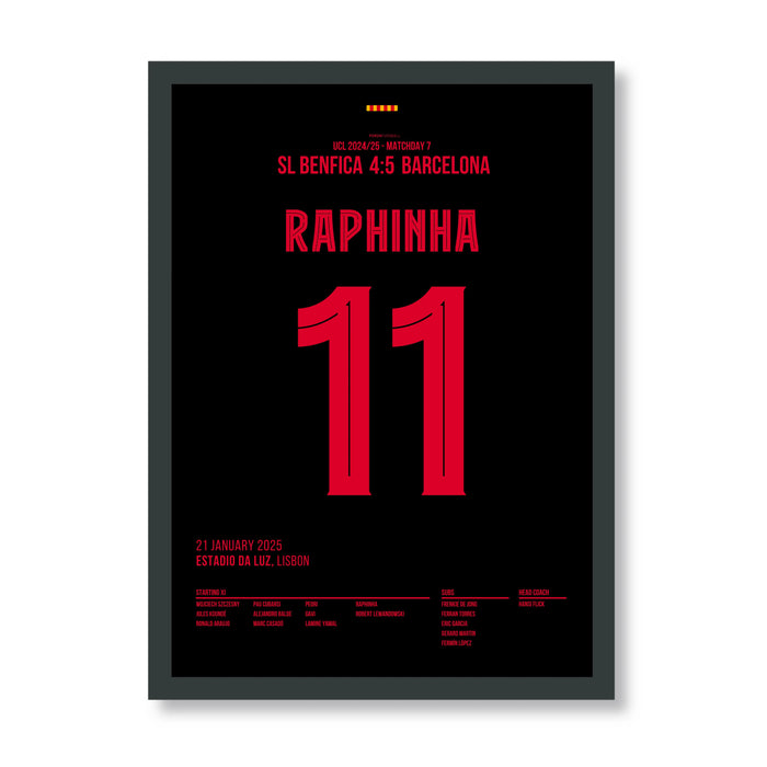 Raphinha knipst Benfica in der 96. das Licht aus