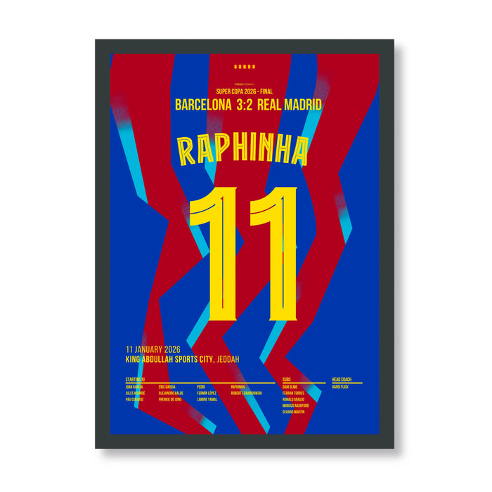 Raphinha führt Barca zum Super Copa Sieg gegen Real