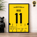 Marco Reus Dortmund Poster – letztes Heimspiel für den BVB, im Wohnzimmer