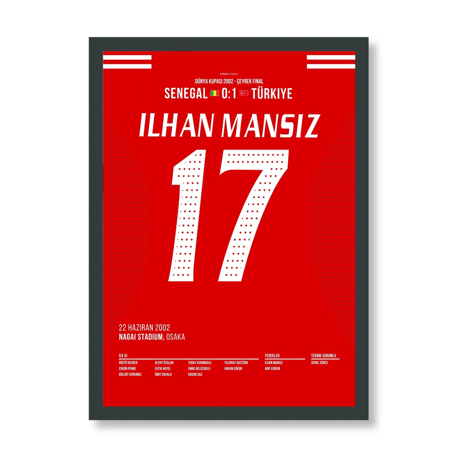 Ilhan Mansiz schickt die Türkei ins WM Halbfinale 2002