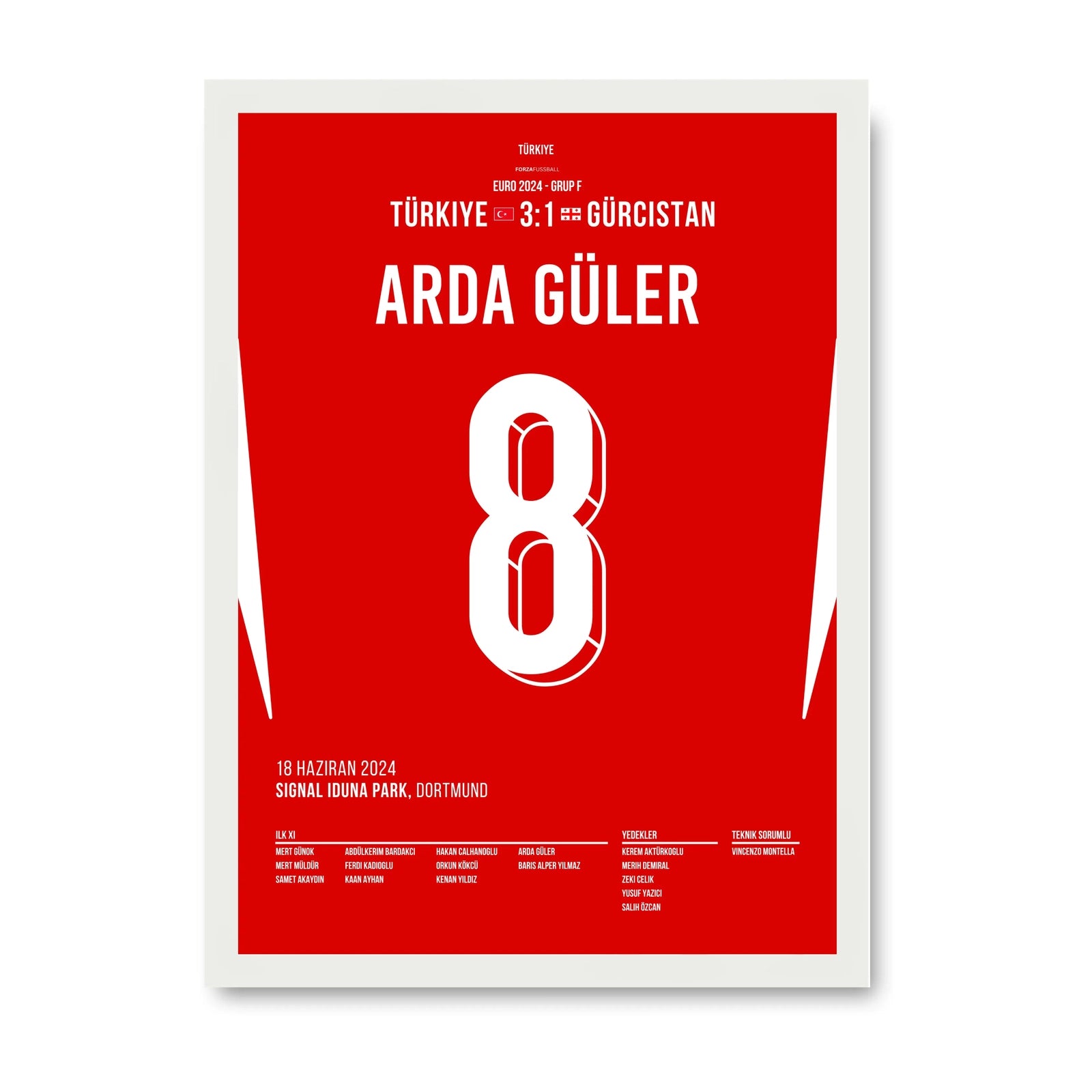 Arda Güler mit Traumtor gegen Georgien bei der EM 24