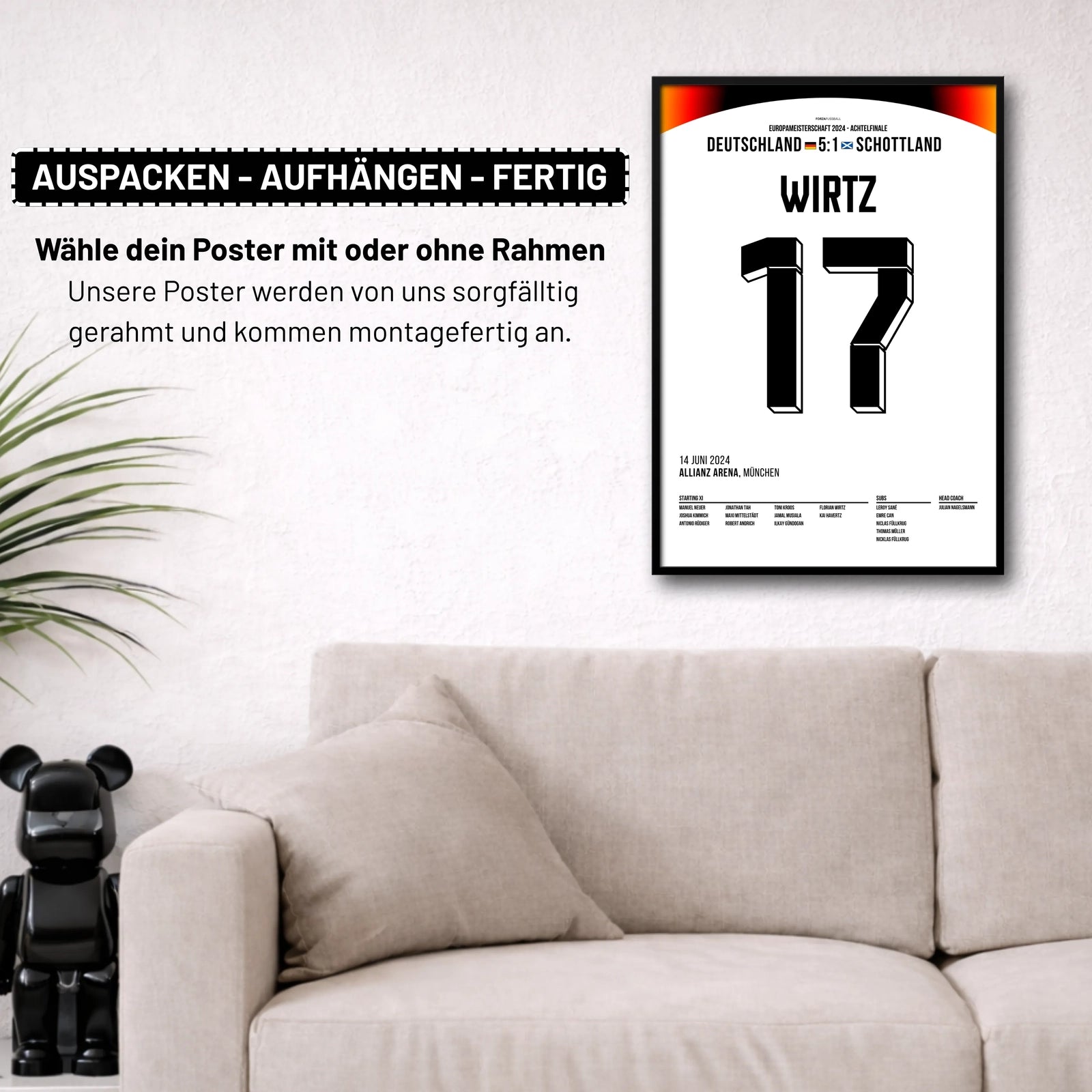 Florian Wirtz eröffnet das Schützenfest bei der EM gegen Schottland