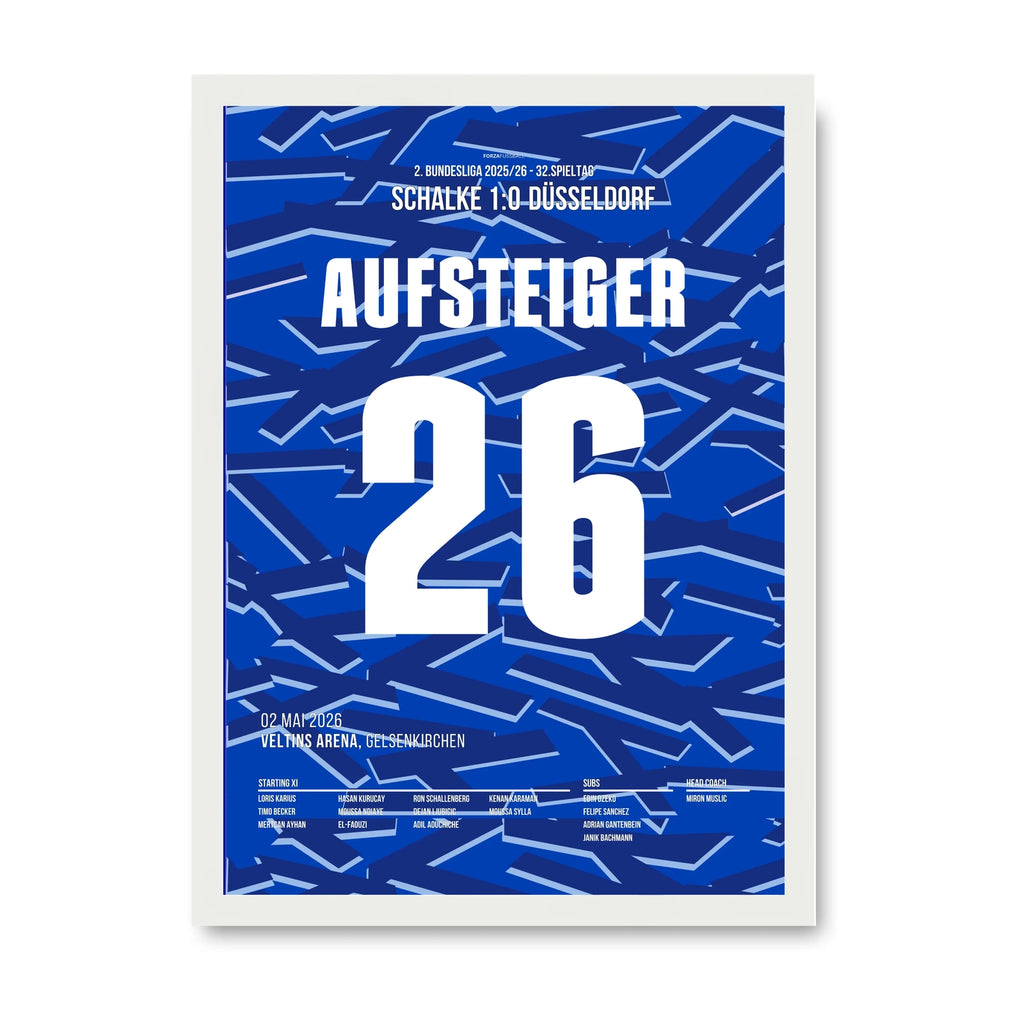 Schalke Aufstieg 2026 - 1+1 Set