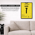 Poster kommt fertig gerahmt und montagefertig an
