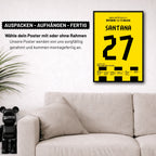 Poster kommt fertig gerahmt und montagefertig an