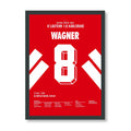 Wagner Kaiserslautern Poster mit schwarzem Rahmen