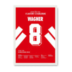 Wagner Kaiserslautern Poster mit weissem Rahmen