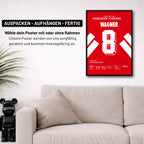 Poster kommt fertig gerahmt und montagefertig an