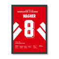 Wagner Kaiserslautern Poster mit schwarzem Rahmen